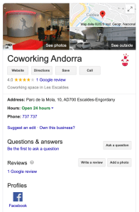 Coworking Andorra
